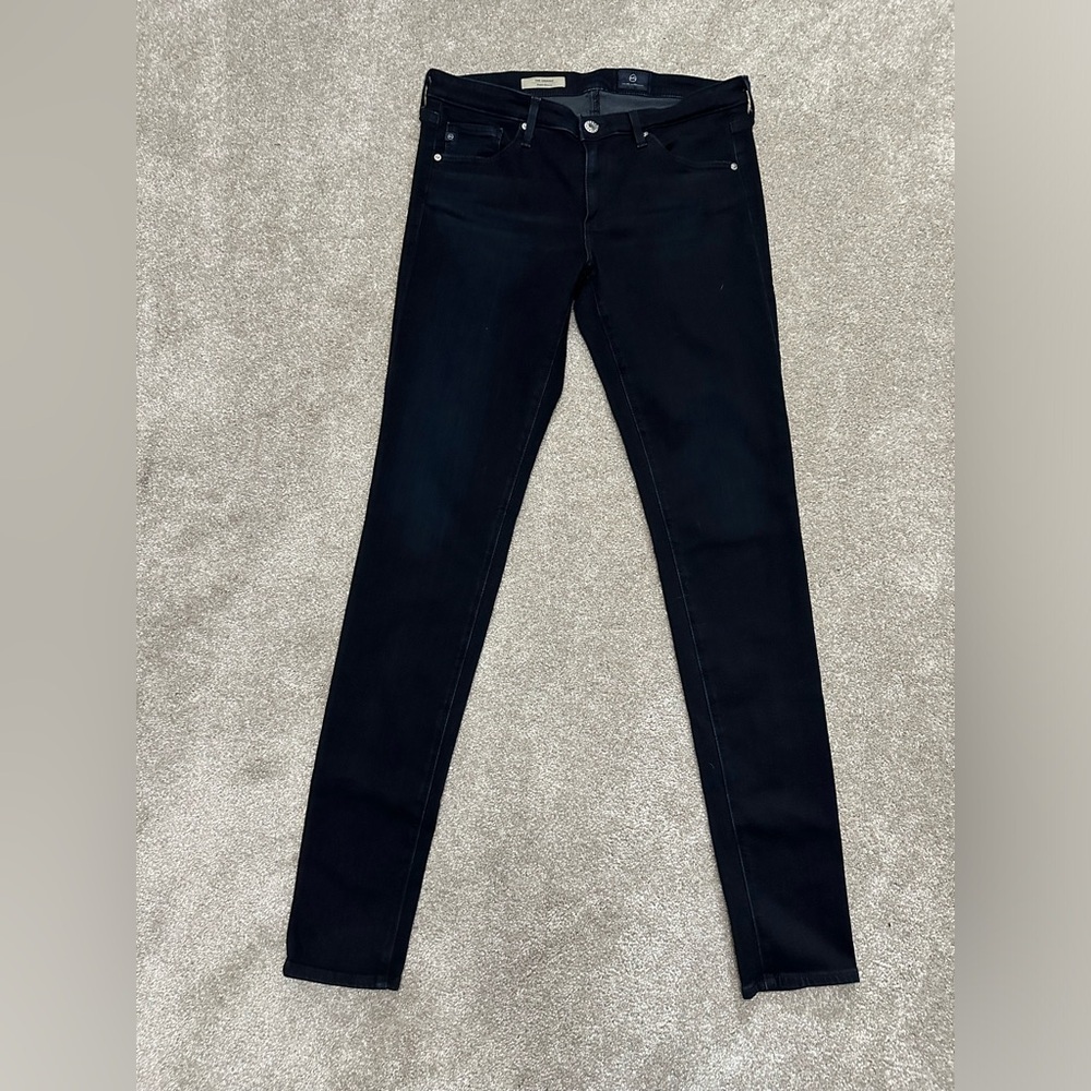 AG Jeans - Super Skinny Legging - Dark Midnight Blue Wash - EUC